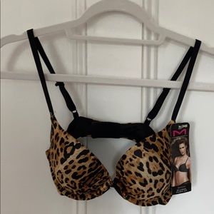 Leopard Print Maidenform Push-up Bra (nwt)
